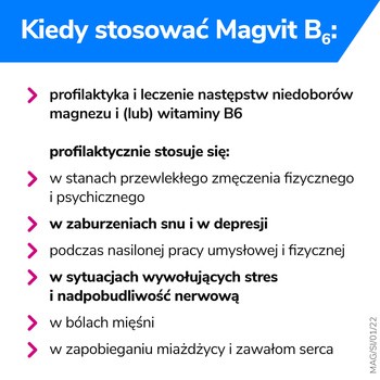 Magvit B6, tabletki dojelitowe, 50 szt.
