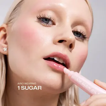 Lumene Lip Glow Oil Balm, pielęgnacyjny błyszczyk do ust z olejkiem, 1 Sugar, 10 ml