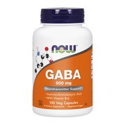 alt Now Foods GABA 500 mg z witaminą B6, kapsułki, 100 szt.