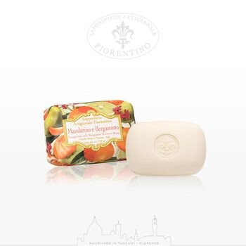 Saponificio Artigianale Fiorentino, naturalne mydło, bergamotka z mandarynką, 200 g