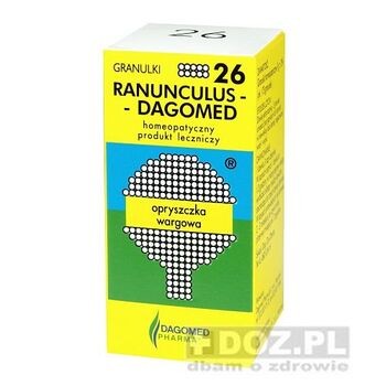 Dagomed nr26 ranunculus, granulki, opryszczka, 7 g