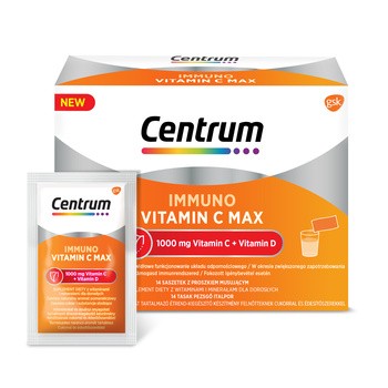 Centrum Immuno Vitamin C Max, proszek,14 sasz.