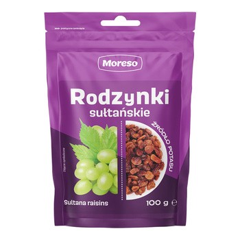 Moreso, rodzynki sułtańskie, 100 g