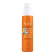 Avene Eau Thermale, spray ochronny dla dzieci SPF 50+, 200 ml