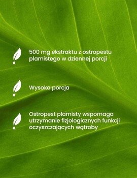 Essensey Ostropest plamisty, Wsparcie wątroby, kapsułki, 90 szt.