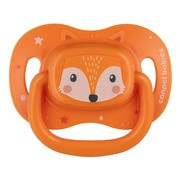 Canpol Babies Cute Animals, smoczek uspokajający, silikonowy symetryczny, 18 m+, pomarańczowy, 1 szt. https://azcdn.doz.pl/image/d/product/3b2f9c09-scale-180x180.png