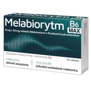 Melabiorytm B6 Max, 6 mg + 20 mg, tabletki, 30 szt.