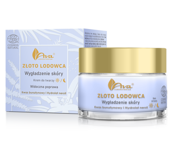 AVA Złoto Lodowca, krem wygładzający skórę twarzy, 50 ml