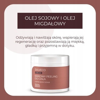 Sylveco Pure Line, peeling do ciała, kawowy, 400 g