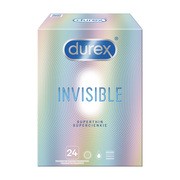 alt Durex Invisible, prezerwatywy supercienkie dla większej bliskości, 24 szt.