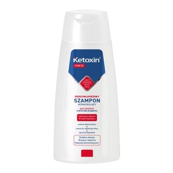 Ketoxin Forte, wzmacniający szampon przeciwłupieżowy, 200 ml