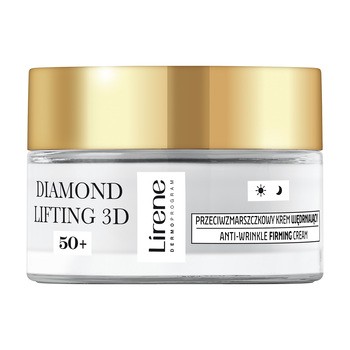 Lirene Dermoprogram, Diamentowy Lifting 3D, krem ujędrniający 50+, 50 ml