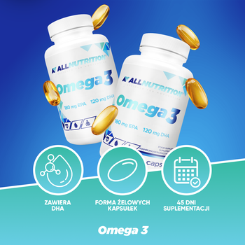 Allnutrition Omega 3, kapsułki, 90 szt.