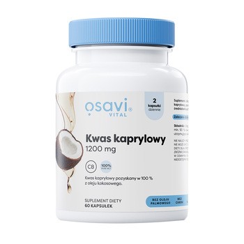 Osavi Kwas Kaprylowy 1200 mg, kapsułki, 60 szt.