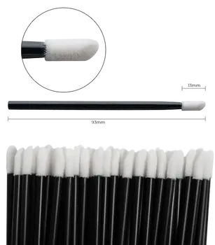 Nanolash Lint Free Applicators, welurowe aplikatory do rzęs i brwi, 50 szt.