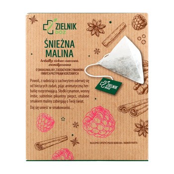 ZIELNIK DOZ Śnieżna Malina, herbatka ziołowo-owocowa, 2 g, 20 szt.