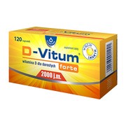 alt D-Vitum Forte 2000 j.m., kapsułki z witaminą D dla dorosłych, 120 szt.