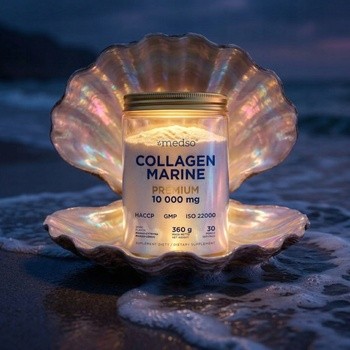 Medso Collagen Marine Premium 10 000 mg, proszek, smak mango-cytryna, 360 g