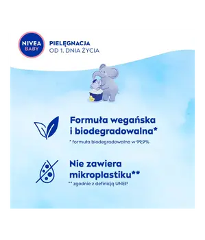 Nivea Baby, żel 2w1 do mycia ciała i włosów z pompką, 500 ml