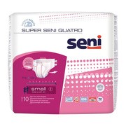 Super Seni Quatro, pieluchomajtki dla dorosłych, rozmiar S, 10 szt.