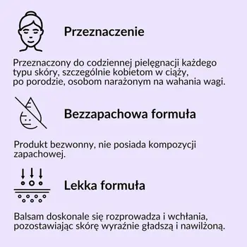 Sylveco, nawilżający balsam na rozstępy, 300 ml