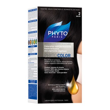 Phyto Color, farba do włosów, 2 brąz, 1 opakowanie