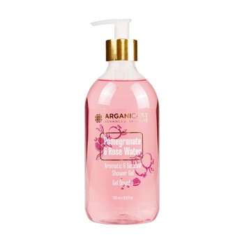 Arganicare shower, żel pod prysznic z granatem i woda różaną, 500 ml