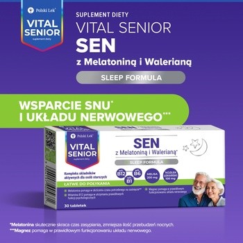 Polski Lek Vital Senior Sen, tabletki, 30 szt.