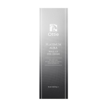 Ottie Platinum Aura, przeciwstarzeniowy krem pod oczy z platyną, 15 ml