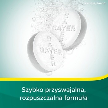Aspirin C, 400 mg + 240 mg, tabletki musujące, 10 szt.