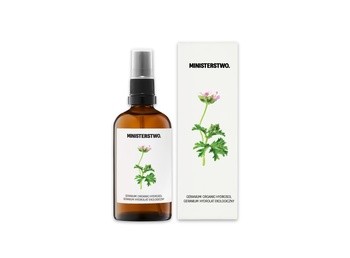 Ministerstwo Dobrego Mydła Geranium, hydrolat ekologiczny, płyn, 100 ml