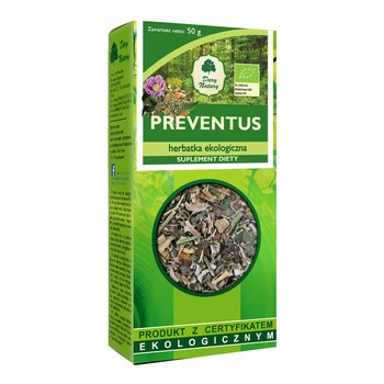 Dary Natury Preventus, herbatka ekologiczna, susz, 50 g