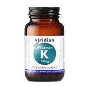 Viridian Witamina K 50 µg, kapsułki, 30 szt.        