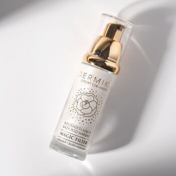 Dermika Luxury Ceramides, rozświetlająca baza pod makijaż, 30 ml