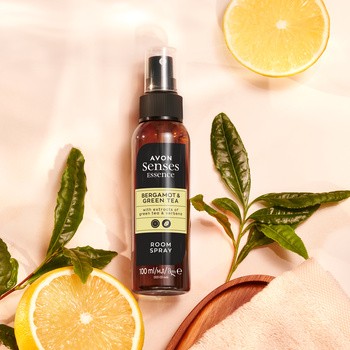 Avon Senses Essence, spray do domu, Bergamotka i Zielona Herbata, 100 ml