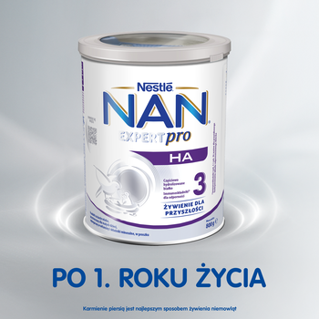 Nestle Nan Expertpro HA 3, produkt na bazie mleka, dla małych dzieci, 800 g