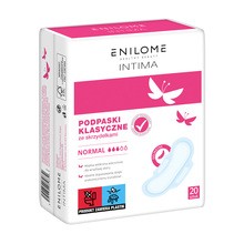 Enilome Healthy Beauty Intima, podpaski klasyczne ze skrzydełkami, normal, 20 szt.