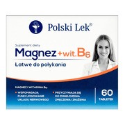 Polski Lek Magnez + Vit.B6, tabletki, 60 szt. https://azcdn.doz.pl/image/d/product/f258e9c6-scale-180x180.png
