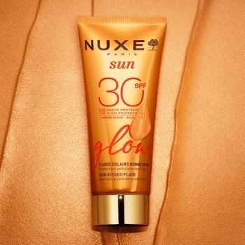 Nuxe Sun Glow, fluid z efektem skóry muśniętej słońcem, SPF 30, 40 ml
