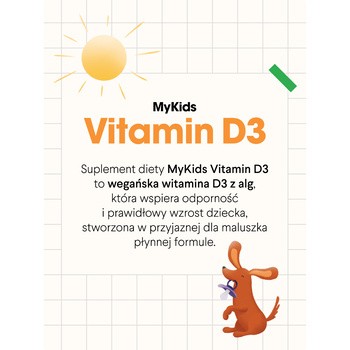 Health Labs MyKids Vitamin D3, krople, 9,7ml