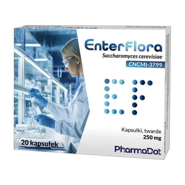 Saccharomyces cerevisiae var. boulardii 5 mld CFU 20 kapsułek [Pharma Dot] - Pharma Dot