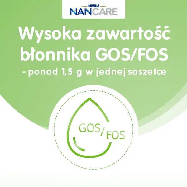 Порошок в саше Nestle NANCare Flora Equilibrium, волокна GOS и FOS, с рождения, 20 шт по 2,2 г — фото 2
