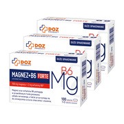 Zestaw 3 x DOZ Product Magnez + B6 Forte
