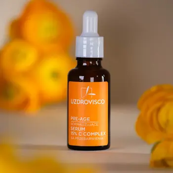 Uzdrovisco Pre-age, normalizujące serum 15% C complex na przebarwienia, 30 ml
