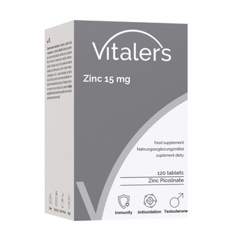 Vitaler's Cynk 15 mg, tabletki, 120 szt.
