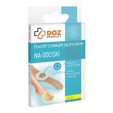 DOZ PRODUCT Plastry na odciski z kwasem salicylowym, 8 szt.