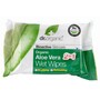 Dr Organic Aloe Vera, organiczne chusteczki oczyszczające, 2 w 1, 20 szt.