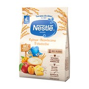 alt Nestle kaszka ryżowa-bezmleczna 5 owoców, 6 m+, 170 g