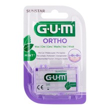 Gum Ortho, wosk ortodontyczny, miętowy, 1 szt.