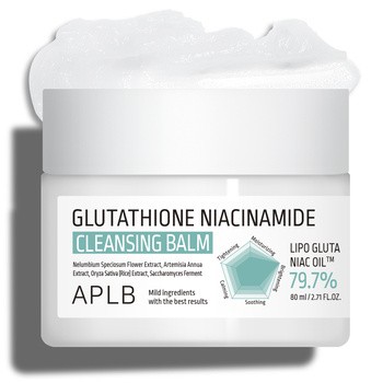 APLB Glutathione Niacinamide Cleansing Balm, balsam do demakijażu z glutationem i niacynamidem, 80 ml